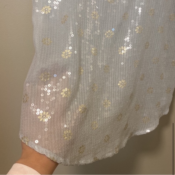 Y2K Abercrombie and fitch sheer and sequin top - Picture 5 of 5